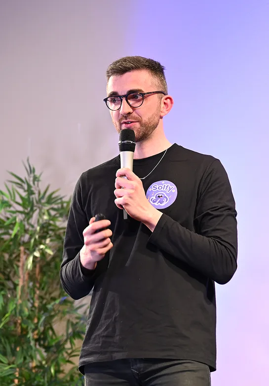 Anicet et Virgile, fondateurs de Solfy